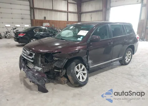 2012 Toyota Highlander Base V6 из США, поврежденный, VIN 5TDBK3EH9CS118858